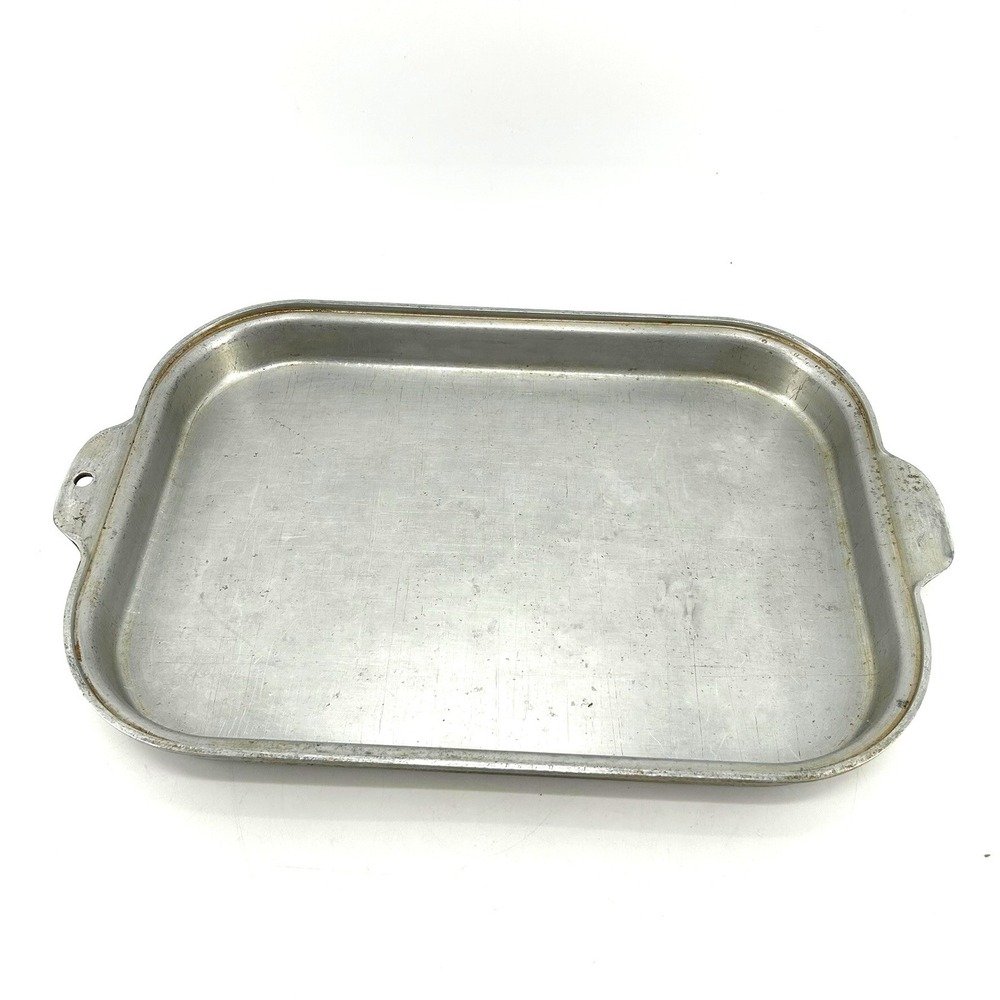 Vintage Wear-Ever Aluminum Baking Roast Pan Tray No 2223 MadeUSA Rectangle 16x12